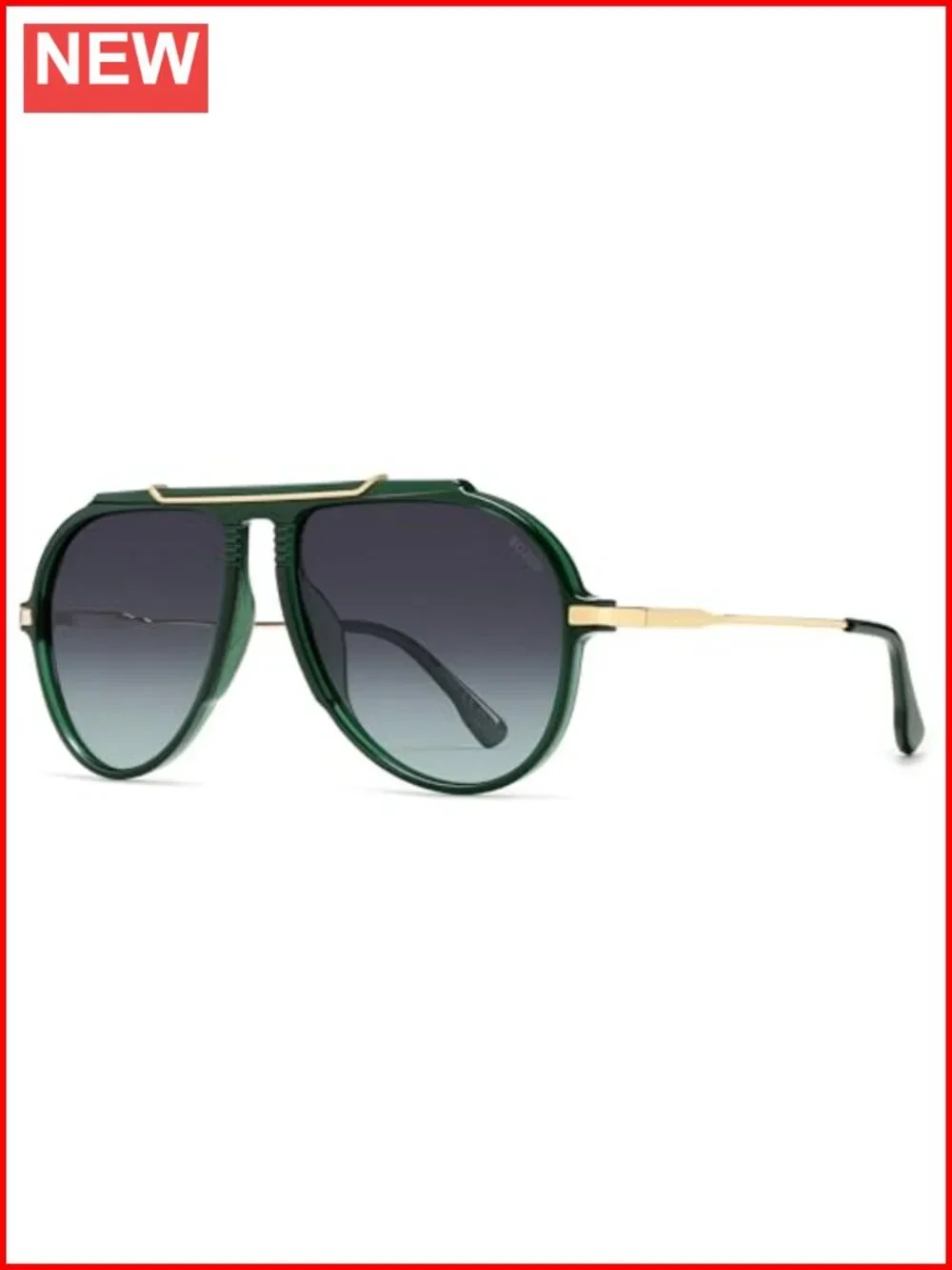 Retro Oversized Aviator Sunglasses for Women Men UV400 Protection